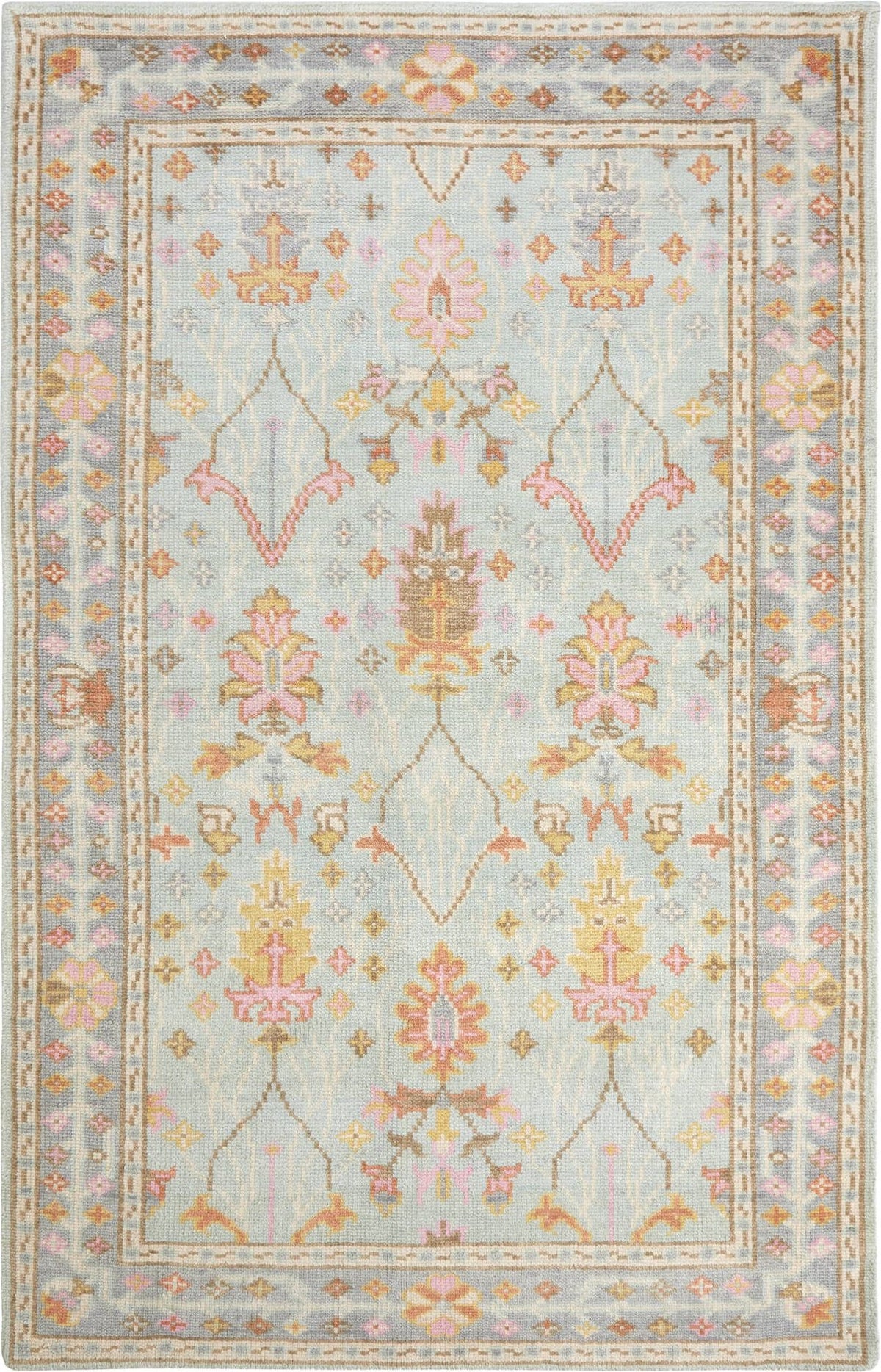 dash albert mara da2311 sky hand knotted wool rug