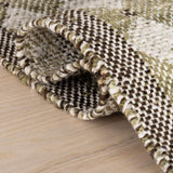 dash albert poppy da2746 sage green woven flatwoven polyester rug