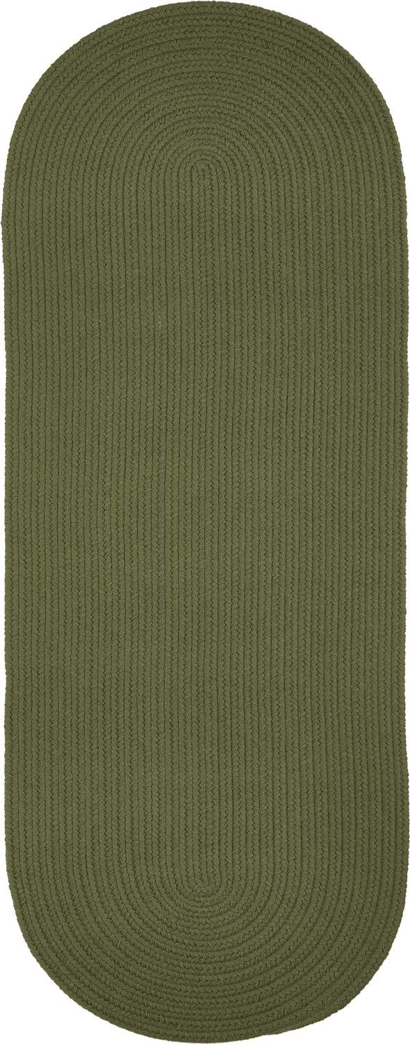rhody solid poly s017 olive rug