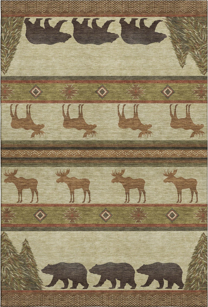 addison mayfield amf141 brown rug