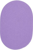 rhody happy braids hb15 solid violet rug