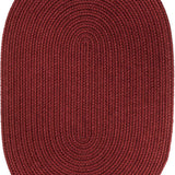 rhody solid poly s005 colonial red rug