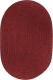 rhody solid poly s005 colonial red rug