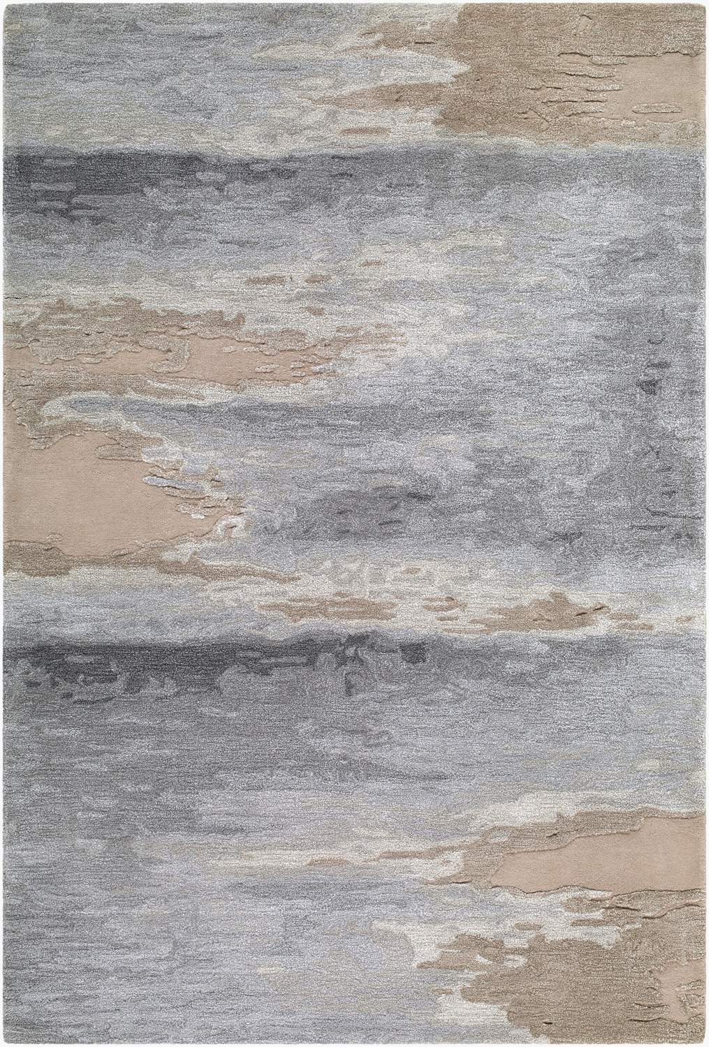 surya hiroshima hio 2301 slate gray rug