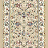 dynamic rugs ancient garden 57120 2464 light gold rug