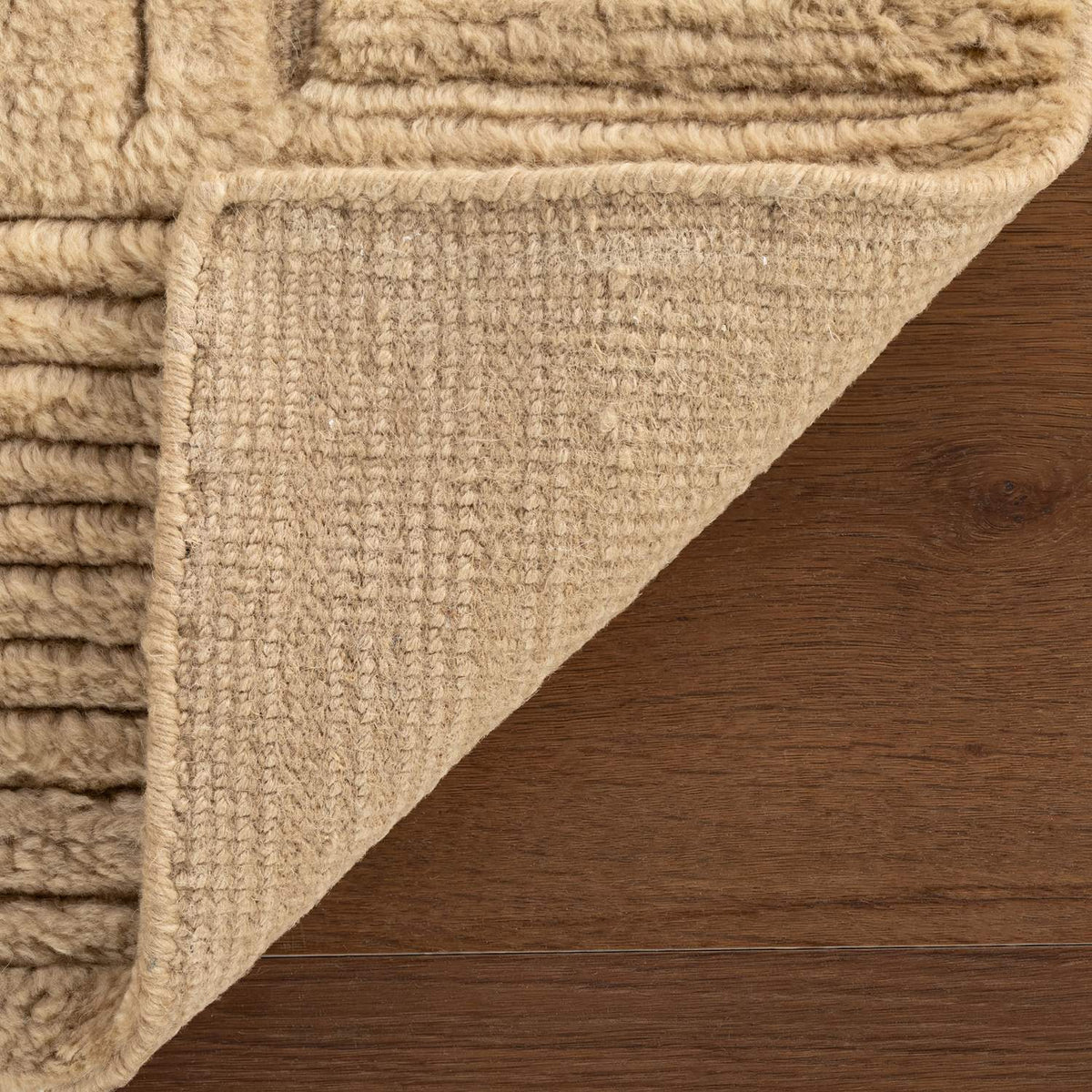 dash albert slione da2552 beige hand knotted wool rug