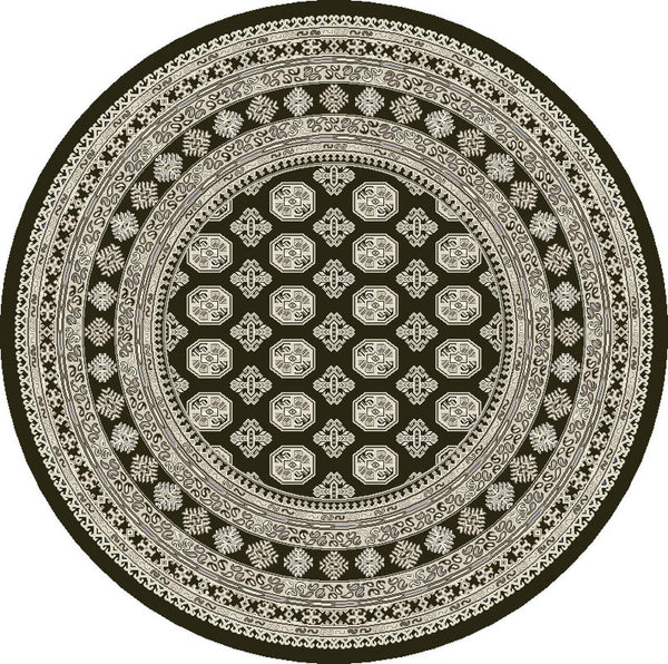 dynamic rugs ancient garden 57102 3636 charcoal rug