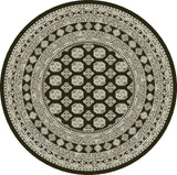 dynamic rugs ancient garden 57102 3636 charcoal rug