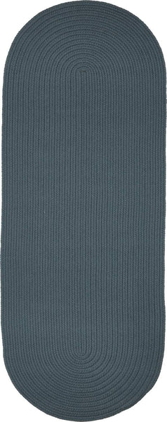 rhody solid poly s009 ocean blue rug