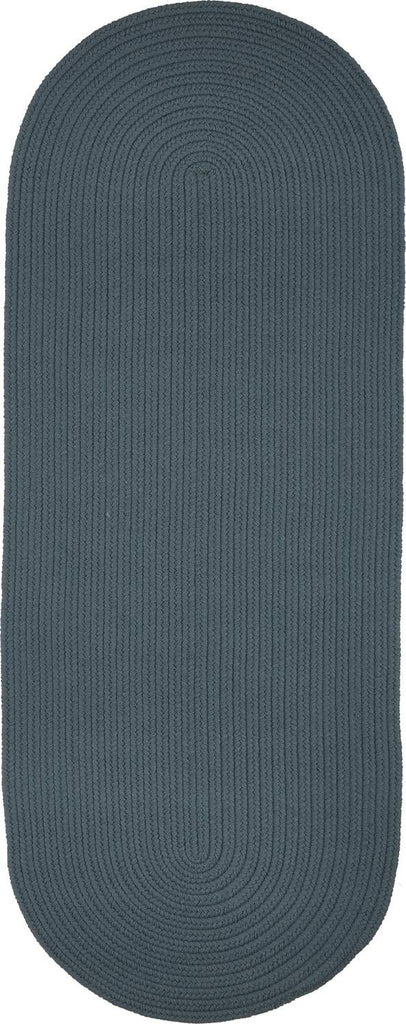 rhody solid poly s009 ocean blue rug