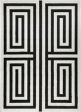 lavin optika t9014 black rug