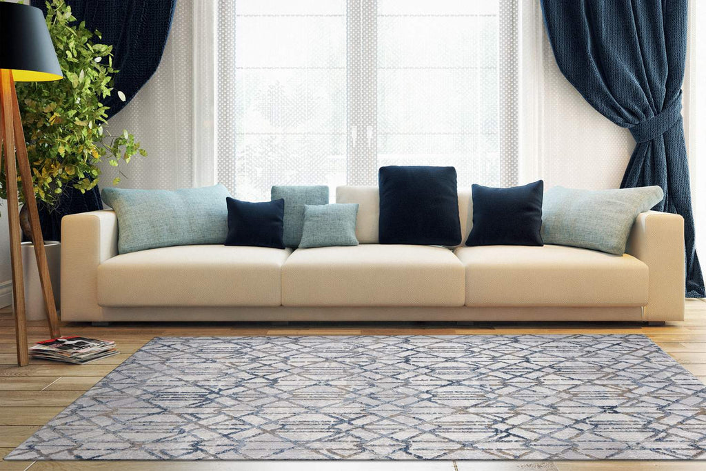 dynamic castilla 3527 995 grey rug