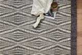 loloi rugs kenzie knz 01 ivory charcoal rug