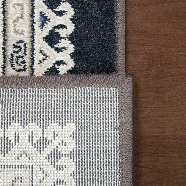 dynamic rugs ancient garden 57102 3636 charcoal rug