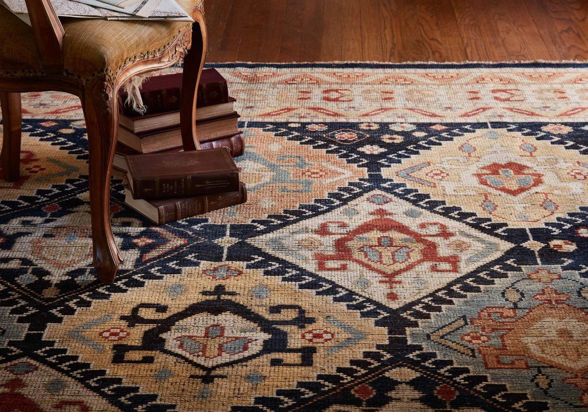 loloi rugs heirloom hq 01 navy multi rug