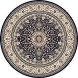 dynamic rugs ancient garden 57119 3434 blue rug