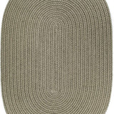 rhody solid poly s035 moss green rug