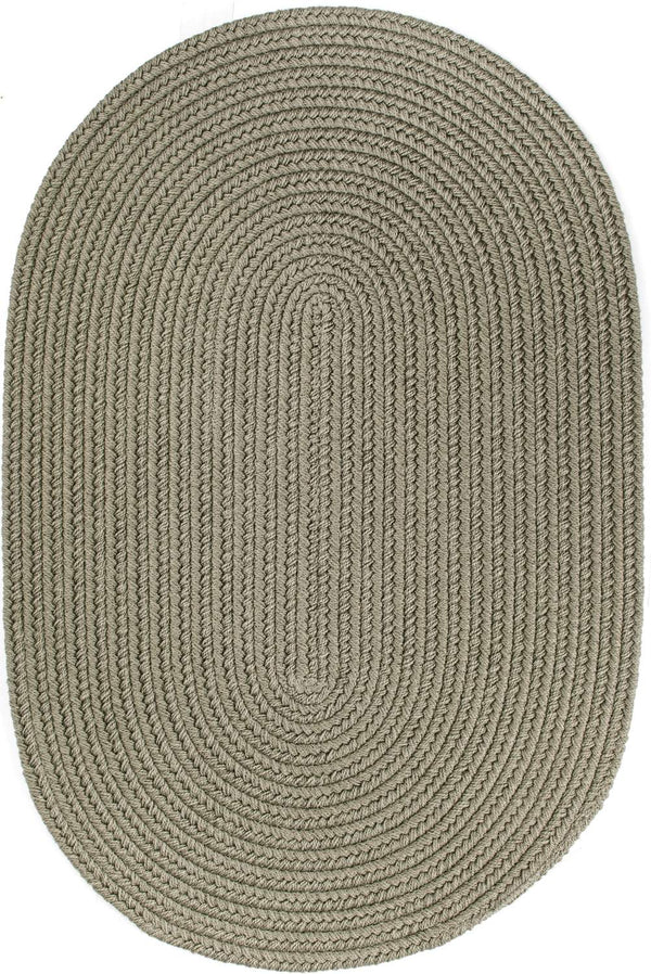 rhody solid poly s035 moss green rug