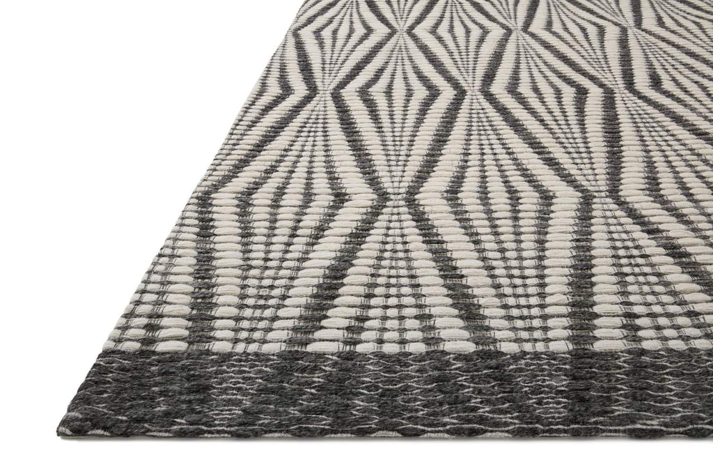 loloi rugs kenzie knz 01 ivory charcoal rug