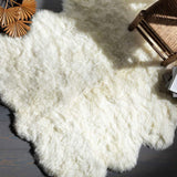 surya sheepskin shs 9600 ivory rug