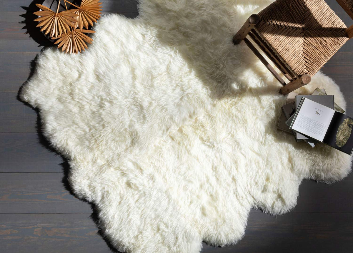 surya sheepskin shs 9600 ivory rug