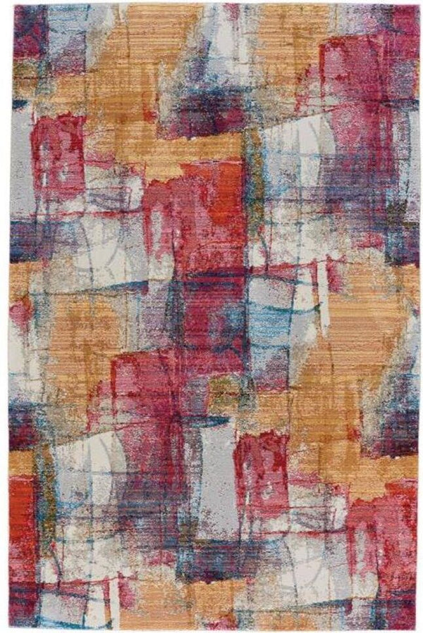 capel flame canvas 3812 ruby rug