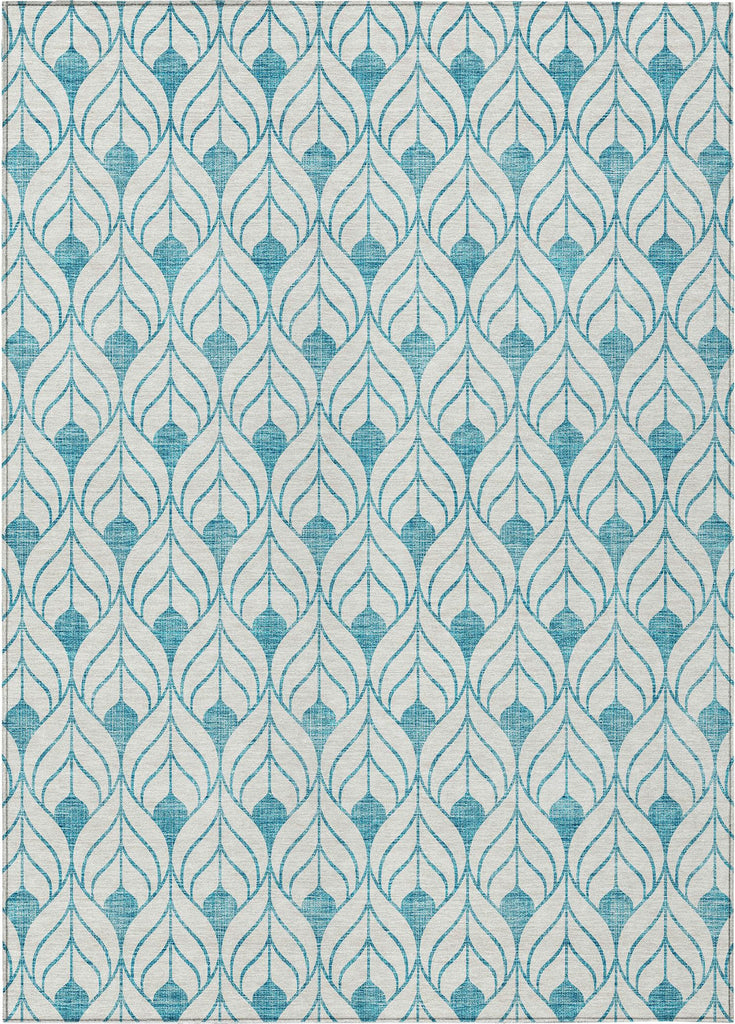 addison chantille acn927 teal rug