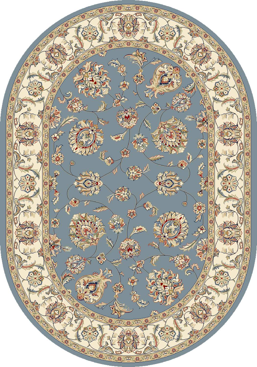 dynamic rugs ancient garden 57365 5464 light blue rug