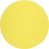 rhody happy braids hb14 solid yellow rug