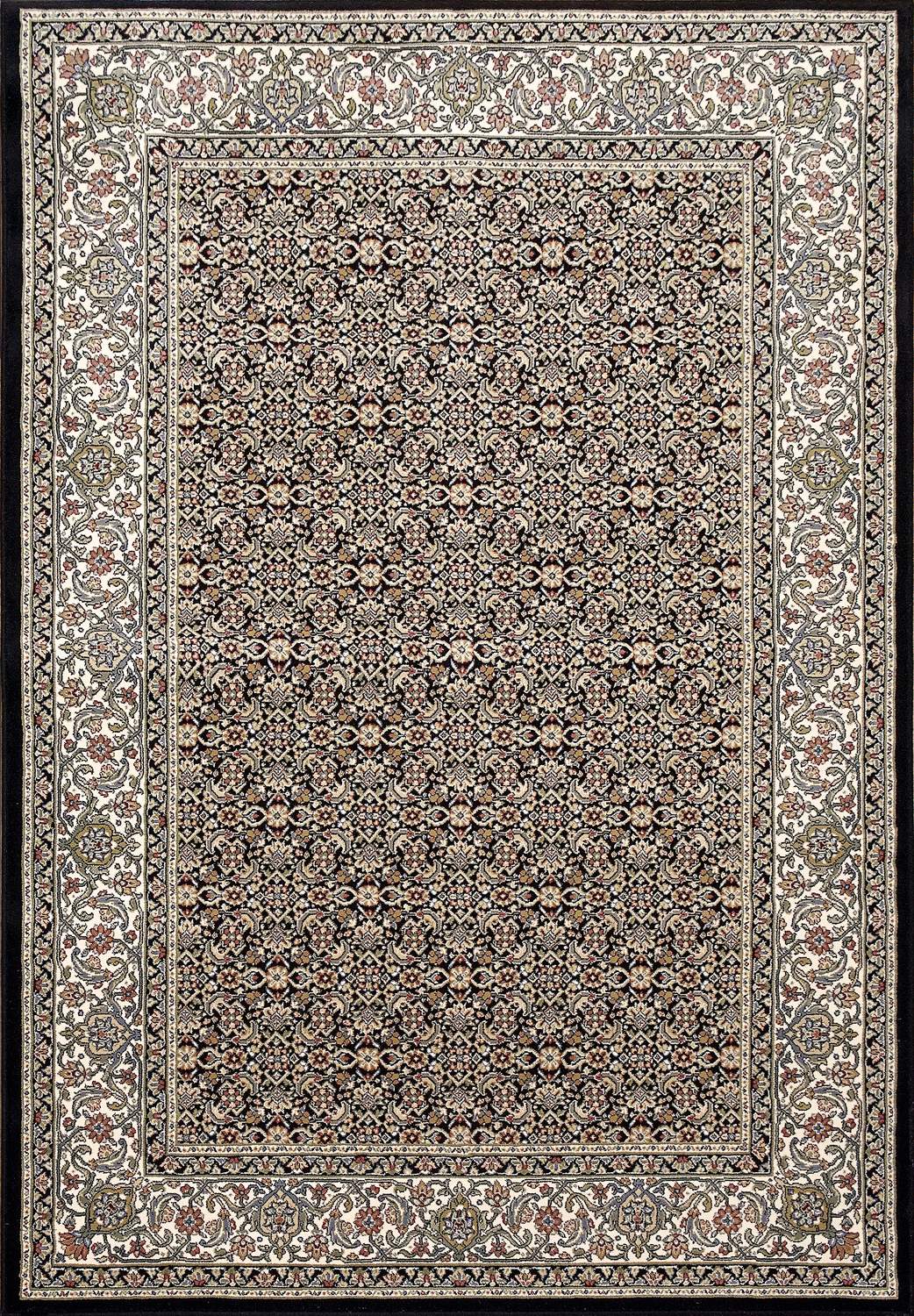 dynamic rugs ancient garden 57011 3263 black rug