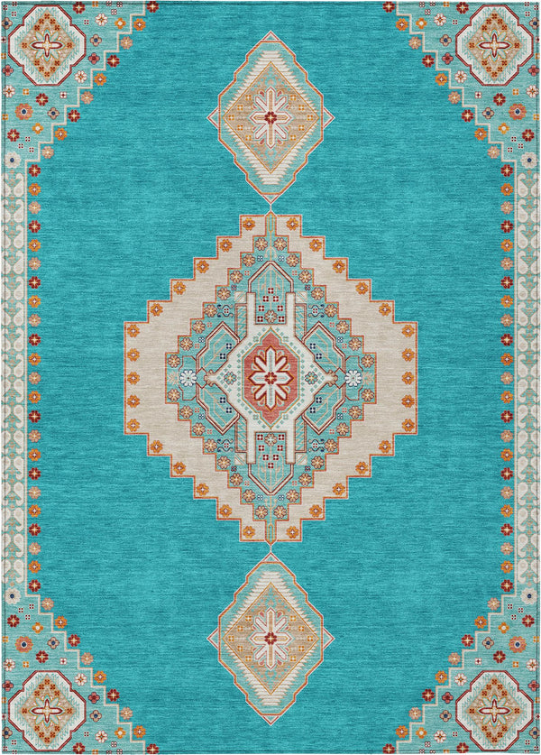 addison chantille acn1014 teal rug