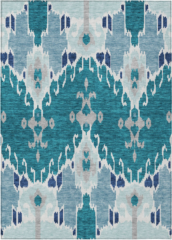 addison chantille acn748 teal rug