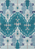 addison chantille acn748 teal rug