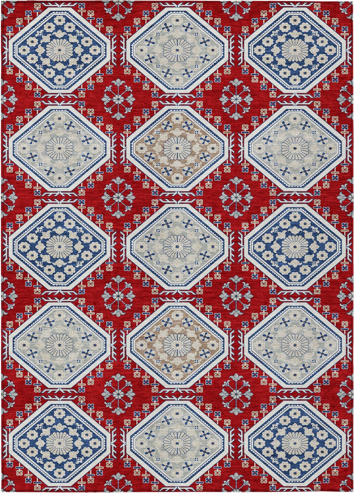 addison chantille acn1448 red rug