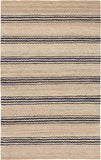 dash albert jute ticking rda321 indigo rug