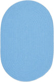 rhody happy braids hb07 solid aqua blue rug