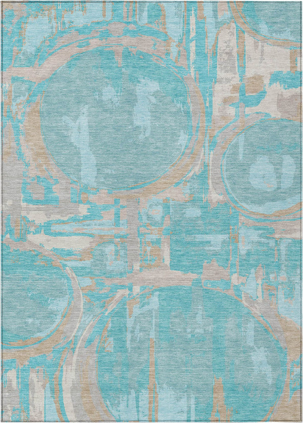 addison chantille acn855 teal rug