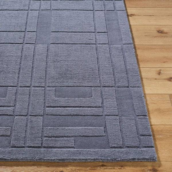 surya luxuries flw 2302 slate gray rug