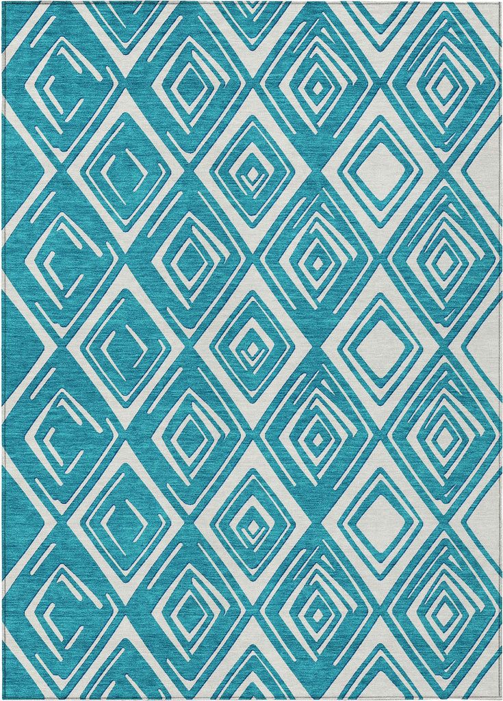 addison chantille acn862 teal rug