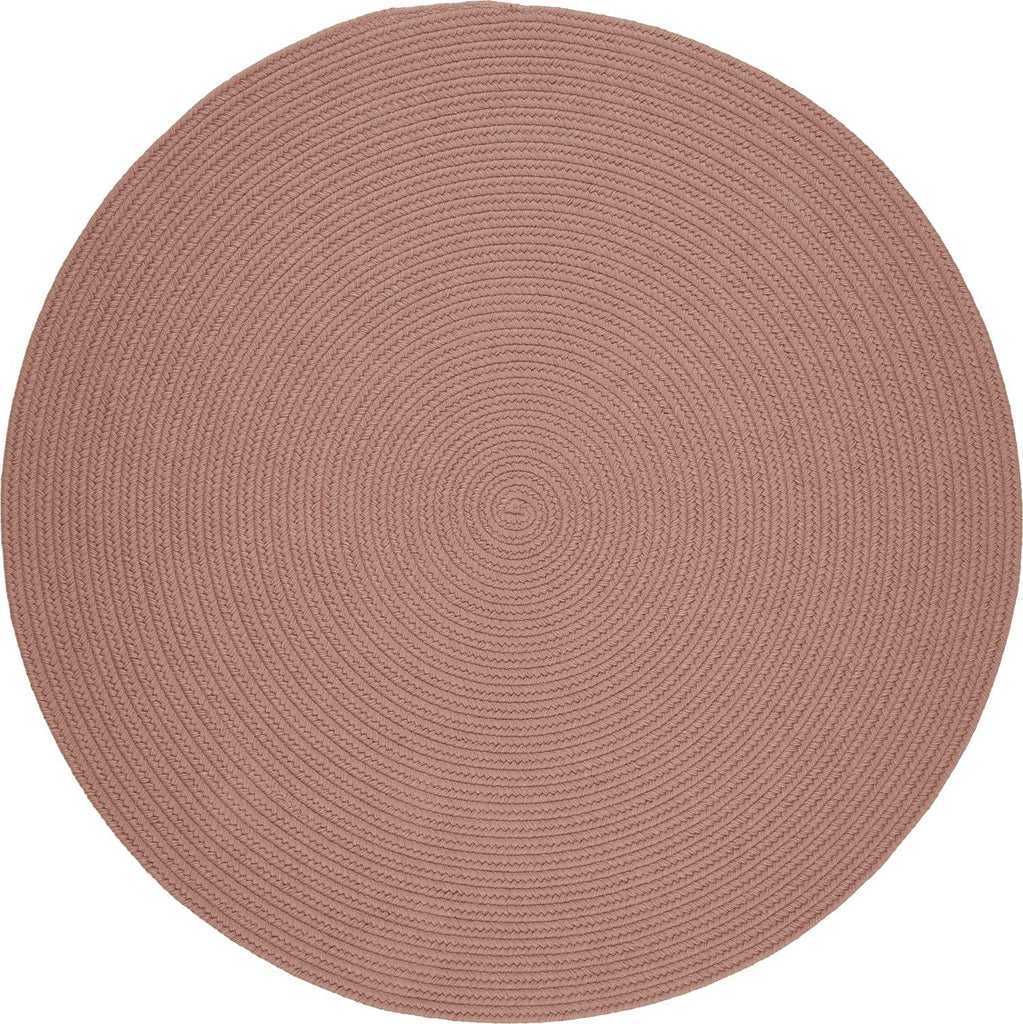 rhody solid wool s106 old rose rug