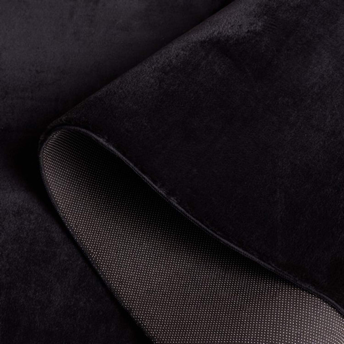 safavieh clearance faux rabbit fur frf100z black rug