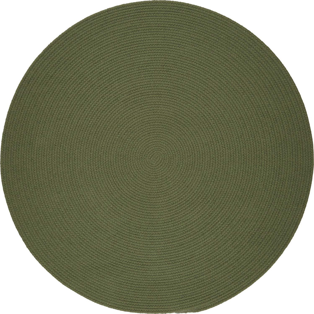 rhody solid poly s017 olive rug