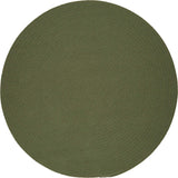 rhody solid poly s017 olive rug