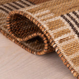 dash albert poppy da2740 golden brown woven flatwoven polyester rug