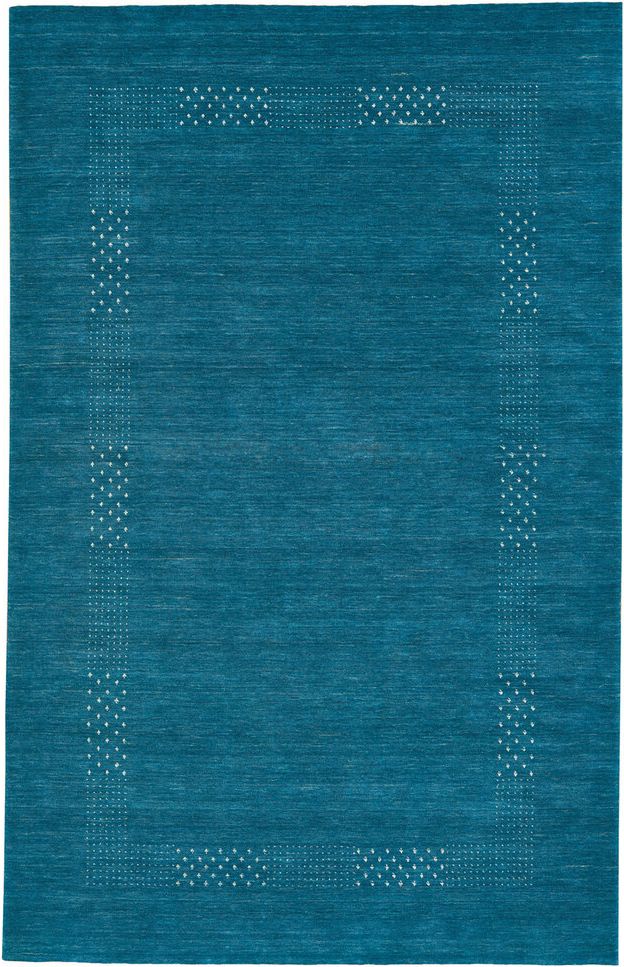 capel simply gabbeh 3495 turquoise rug