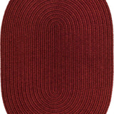 rhody solid wool s121 barn red rug