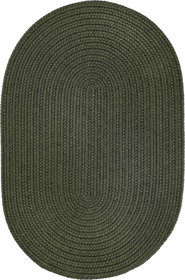 rhody solid poly s029 dark sage rug