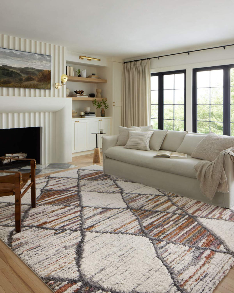 loloi rugs levitt shag lev 05 ivory fiesta rug
