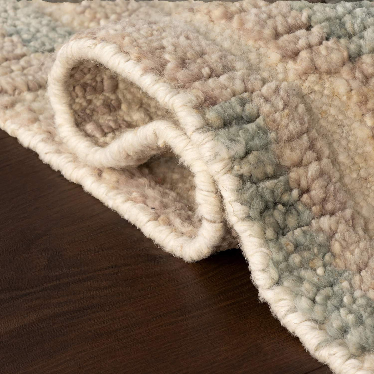 dash albert lalita da2550 teal hand knotted wool rug