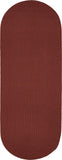 rhody solid poly s033 terra cotta rug